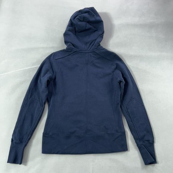 American Giant Hoodie Women Small Blue Full Zip Heavyweight Classic USA - Picture 6 of 13